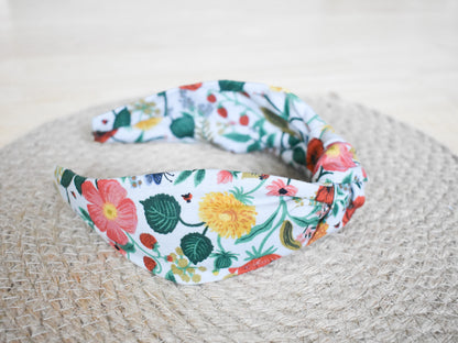 Top knot headband - Floral
